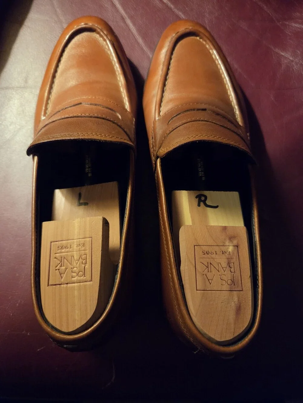 Cole Haan Jefferson Grand Penny Loafers Mens 10.5 British Tan Shoes Lightly Used